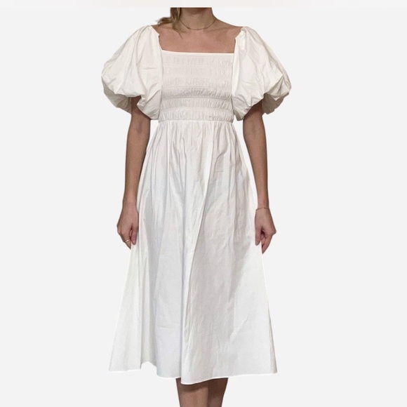 Reformation White Tuli Dress - Picture 4 of 5